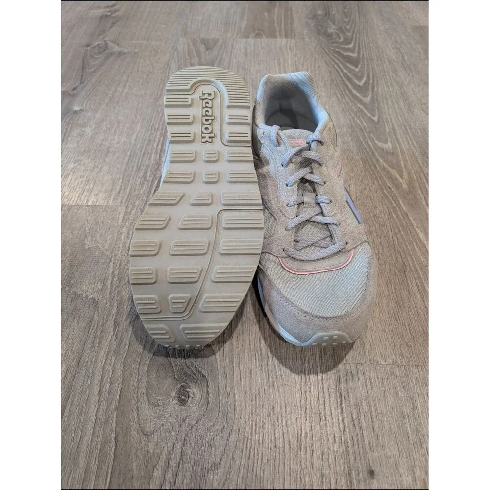 Reebok GL 1000 Grey Suede Pastel Pink Blue Retro Heritage Lifestyle Sneakers